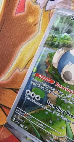 Pokemon Sealed Snorlax *Pinched Layer Error* SVP 051 SV 151 ETB Promo - Image 4