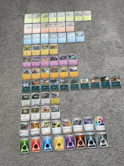 Pokemon TCG White Flare Part Base Set X 70 Cards - Image 1