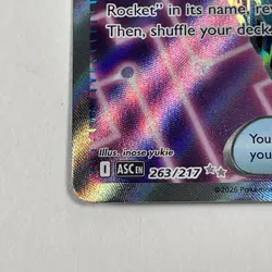 Pokemon TCG Team Rocket's Transceiver 263/217 Full Art Trainer Ascended Heroes - Image 5