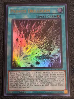 Yugioh | ROTA-EN060 | Primite Drillbeam 1st Edition Ultra Rare Near Mint | NM | - Image 1