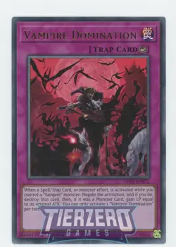 Yugioh Vampire Domination GFP2-EN172 Ultra Rare 1st Edition Near Mint - Image 1
