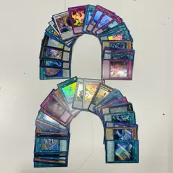 Mixed Rare Holographic YU-GI-OH! TCG and CCG Trading Cards Bundle (Set Of 100) - Image 1