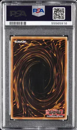 2012 YU-GI-OH! GOLD SER: HAUNTED MINE GHOST RARE BLUE-EYES WHITE DRAGON PSA 8 - Image 2