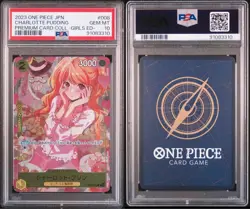 PSA10 Charlotte Pudding #008 One Piece Card Girls Edition 2-Card Set 2023 Japan - Image 4