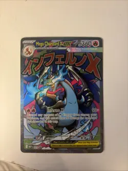Mega Charizard x EX 023 Me: Mega Evolution Promo Holo Pokemon Card Mint - Image 3