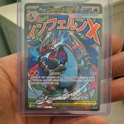 Mega Charizard x EX 023 Me: Mega Evolution Promo Holo Pokemon Card Mint - Image 1