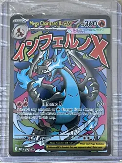 Mega Charizard X EX #023 PROMO Mega Evolution Pokemon - STILL IN PLASTIC WRAP!! - Image 1