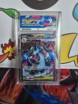 Mega Charizard X EX - 023 -Pokemon Mega Evolution Promo UPC -Ace 9 Mint - Image 1