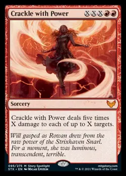 Crackle with Power [Strixhaven: School of Mages] Magic MTG - Image 1