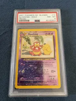 Pokemon 2001 Southern Islands Promo #14 Slowking-Holo PSA 8 - Image 1