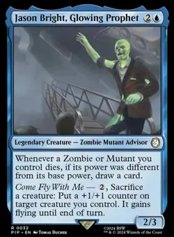 MTG Jason Bright, Glowing Prophet NM-Mint Universes Beyond: Fallout - Image 1