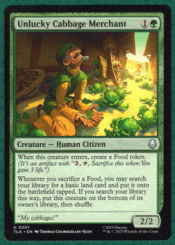 Unlucky Cabbage Merchant - Avatar: The Last Airbender (TLA) #201 -Magic MTG Card - Image 1