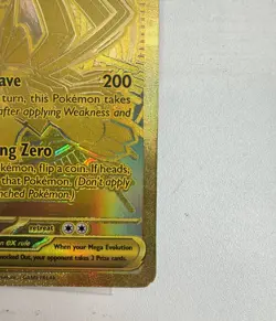 Mega Zygarde EX 124/088 Gold Perfect Order Pokemon TCG - Image 4