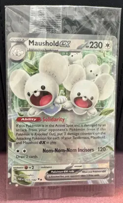 Maushold Ex Paradox Rift 155/182 Holo Double Rare SEALED - Pokemon TCG - Image 1
