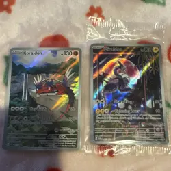 Pokemon Koraidon & Miraidon Holo Promo Cards Pokemon Center English 2023 Lot - Image 2