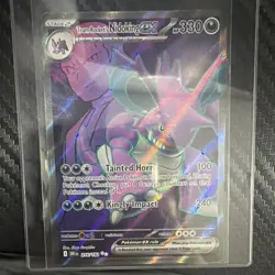 Pokemon TCG Sv10 Destined Rivals Team Rocket's Nidoking EX 216/182 Ultra Rare H… - Image 1