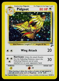 Pokemon Card - Pidgeot Base Set 2 14/130 Holo Rare - Image 1