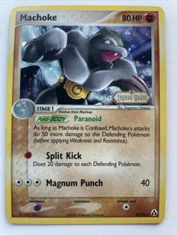 Machoke 2006 Legend Maker 39/92 Reverse Holo Stamped Pokemon TCG Vintage - Image 1