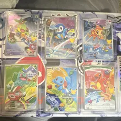 6 Pokemon First Partner Promo -Bulbasaur, Squirtle, Charmander, Piplup, Turtwig - Image 1