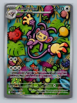 Pokemon ME02: Phantasmal Flames #107/094 Ambipom - Image 1