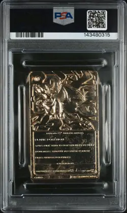 Charizard Pokemon Card Burger King 23K Gold Plated Promo Nintendo WOTC PSA 6 - Image 2