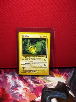 Pokemon Pikachu Black Star Promo WOTC 27 LP EXCELLENT - Image 1