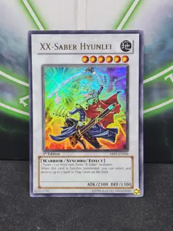 Yugioh XX-Saber Hyunlei ABPF-EN044 Ultra Rare 1st Edition NM - Image 1