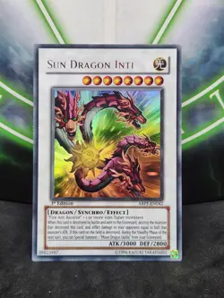 Yugioh Sun Dragon Inti ABPF-EN042 Ultra Rare 1st Edition NM - Image 1