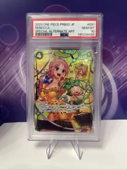 2025 One Piece PRB02 JP Rebecca Special Alt Art PSA 10 #091 - Image 1