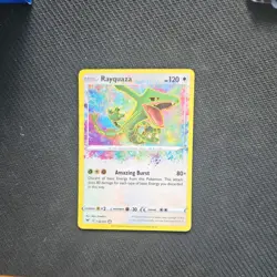 Pokemon TCG Rayquaza Holo Card Vivid Voltage 138/185 Amazing Rare - Image 1