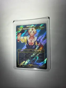 Tidus, Yuna's Guardian Borderless, Surge Foil, Final Fantasy MTG - Image 2