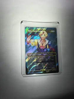 Tidus, Yuna's Guardian Borderless, Surge Foil, Final Fantasy MTG - Image 3