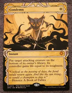 MTG Magic the Gathering Condemn (74/90) Special Guests - Image 1