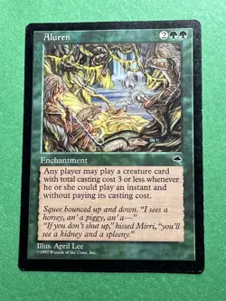 **Aluren** ~Tempest~ MTG: Magic the Gathering Moderate Play (MP) - Image 1