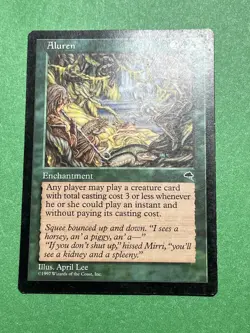 **Aluren** ~Tempest~ MTG: Magic the Gathering Moderate Play (MP) - Image 2