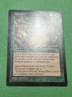 **Aluren** ~Tempest~ MTG: Magic the Gathering Moderate Play (MP) - Image 3