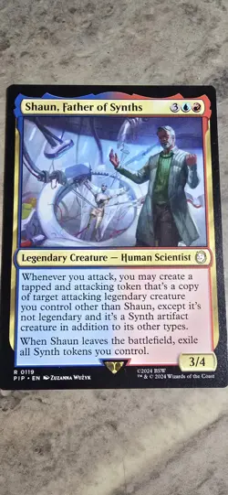 Shaun, Father of Synths Universes Beyond: Fallout Regular Rare MTG NM - Image 1