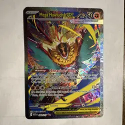 Pokemon Mega Hawlucha EX 283/217 Full Art Holo 250 HP Basic Fighting Card - Image 1