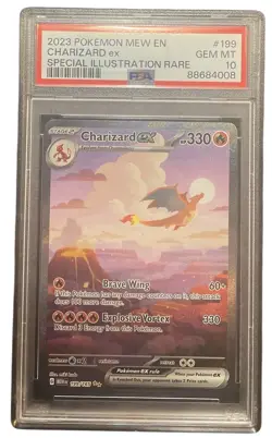 Charizard ex 199/165 Pokemon 151 Special Illustration Rare PSA 10 Gem Mint - Image 1