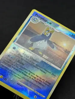 Pokemon Prinplup - [Diamond & Pearl] 58/130 Burger King Holo - Image 2