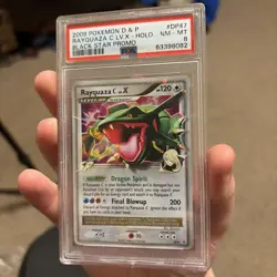 Rayquaza C LV X Holo #DP47 Black Star Promo 2009 Pokemon D & P PSA 8 - Image 1