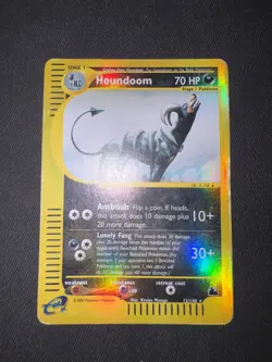Pokemon SKYRIDGE - 12/144 HOUNDOOM - Reverse Holo - ENG - Moderately Played - Image 2