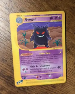Pokemon 2002 😈 Gengar 48/165 Expedition Non Holo Rare ✨ WOTC E Reader - Image 2