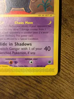 Pokemon 2002 😈 Gengar 48/165 Expedition Non Holo Rare ✨ WOTC E Reader - Image 4