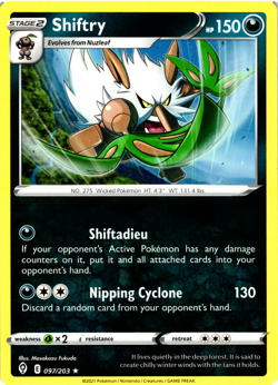 Shiftry 097/203 Evolving Skies Rare Near Mint Pokemon DNA GAMES - Image 1