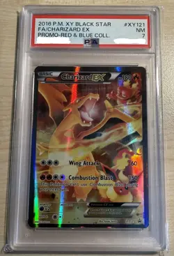 Pokemon TCG Charizard EX XY Black Star XY121 - PSA Grade 7 - Image 1