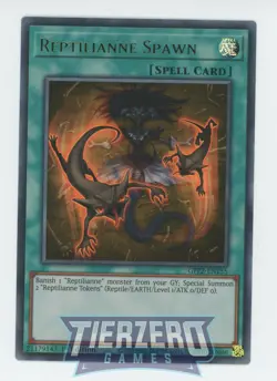 Yugioh Reptilianne Spawn GFP2-EN155 Ultra Rare 1st Edition Near Mint - Image 1