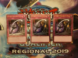 Yugioh Different Dimension Ground - RA04-EN101 - Quarter Century Secret NM x3 - Image 1
