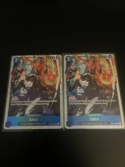 2x One Piece English - Sabo - OP15-046 - SR - NM - Image 1