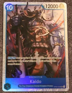 One Piece TCG English OP04-044 Kaido SR Foil - Image 1